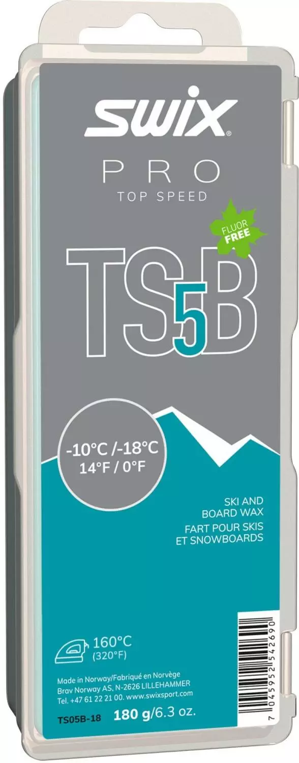 Swix TS5 Black, -10 °C/-18°C, 180g